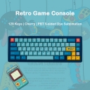 GMK Retrocast 104+25 PBT Dye-subbed Keycaps Set Cherry Profile for MX Switches Mechanical Gaming Keyboard